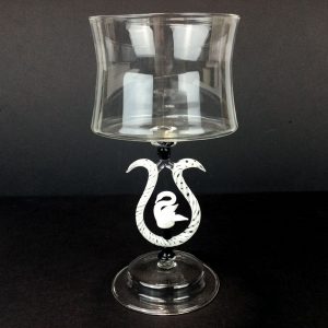 Black & White Swan Goblet by Jason Gordon